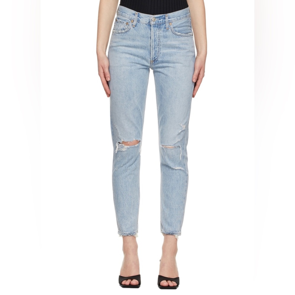 AGOLDE Blue Jamie High-Rise Classic Jeans